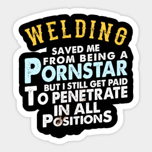 Welding Proud Welder Forfriend Or Husband Sticker